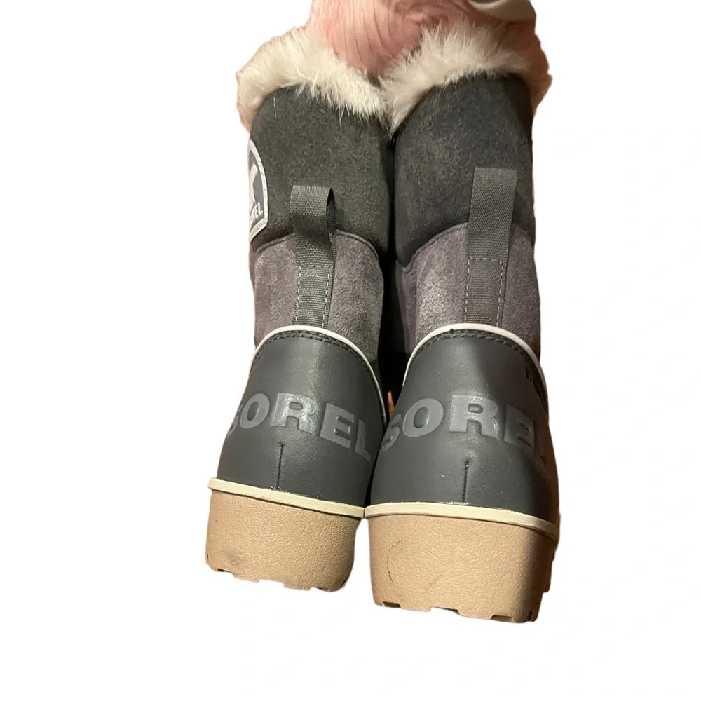 Women’s‎ SOREL Tivoli II gray winter snow boots, 10.5 bbc NWT